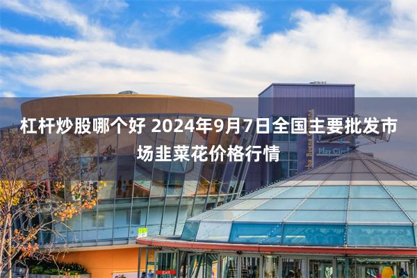 杠杆炒股哪个好 2024年9月7日全国主要批发市场韭菜花价格行情