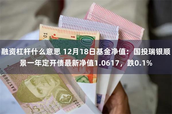 融资杠杆什么意思 12月18日基金净值：国投瑞银顺景一年定开债最新净值1.0617，跌0.1%