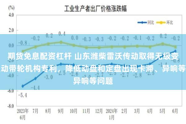 期货免息配资杠杆 山东潍柴雷沃传动取得无级变速主动带轮机构专利，降低动盘和定盘出现卡滞、异响等问题